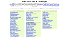 Desktop Screenshot of natuurmuseumgroningen.nl